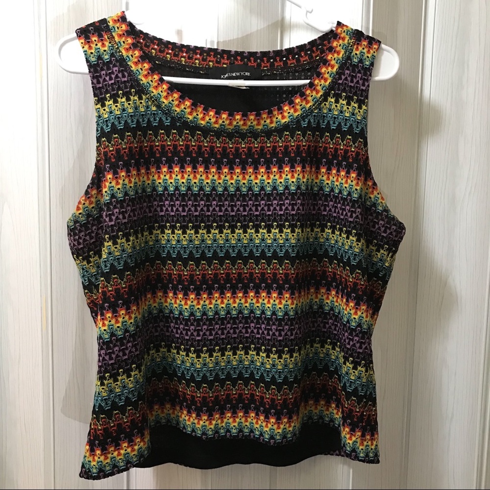 Jones New York Multi Color Sleeveless Blouse